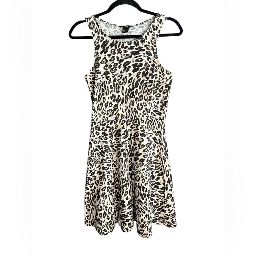 H&M Black and White Patterned dress size S - Picture 1 of 7